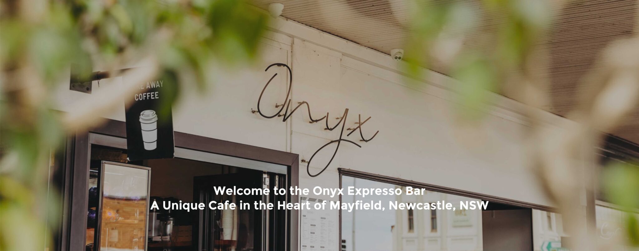 Onyx Espresso Bar Banner